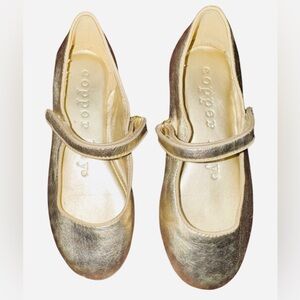 Copper key Girls' Mary Jane Kids Shoes - Metallic Gold size 2